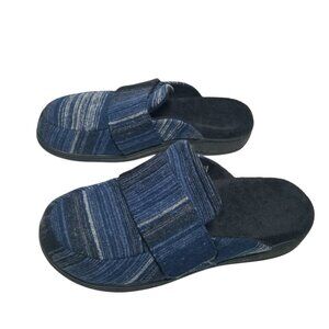Vionic Gemma ll Women's Navy Black Mules Sz 9